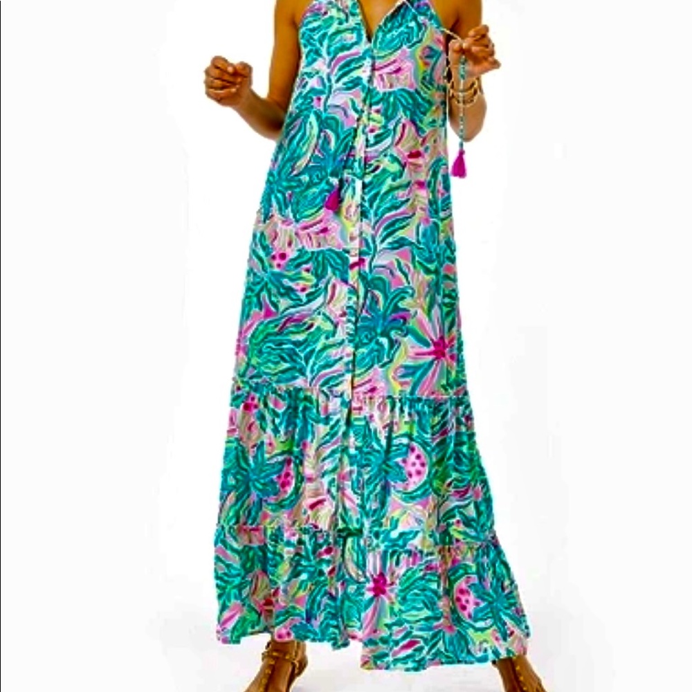 Lilly Pulitzer Luliana maxi dress in size M